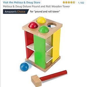 Pound & Roll Wooden Tower